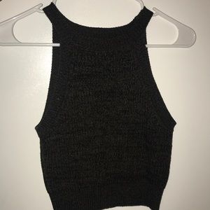 Knit Halter Crop Top💚